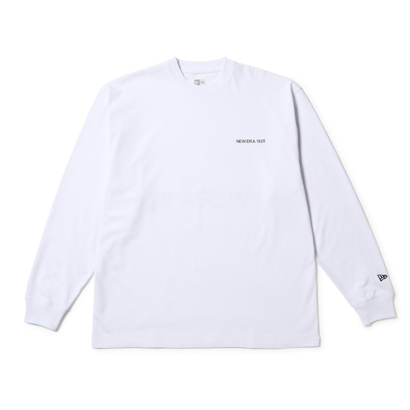 NEW ERA 1920 WHITE OVERSIZED LONG SLEEVE T-SHIRT