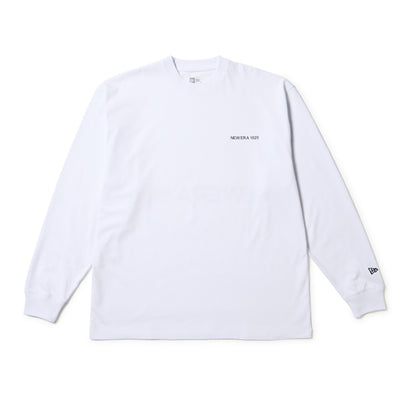 NEW ERA 1920 WHITE OVERSIZED LONG SLEEVE T-SHIRT