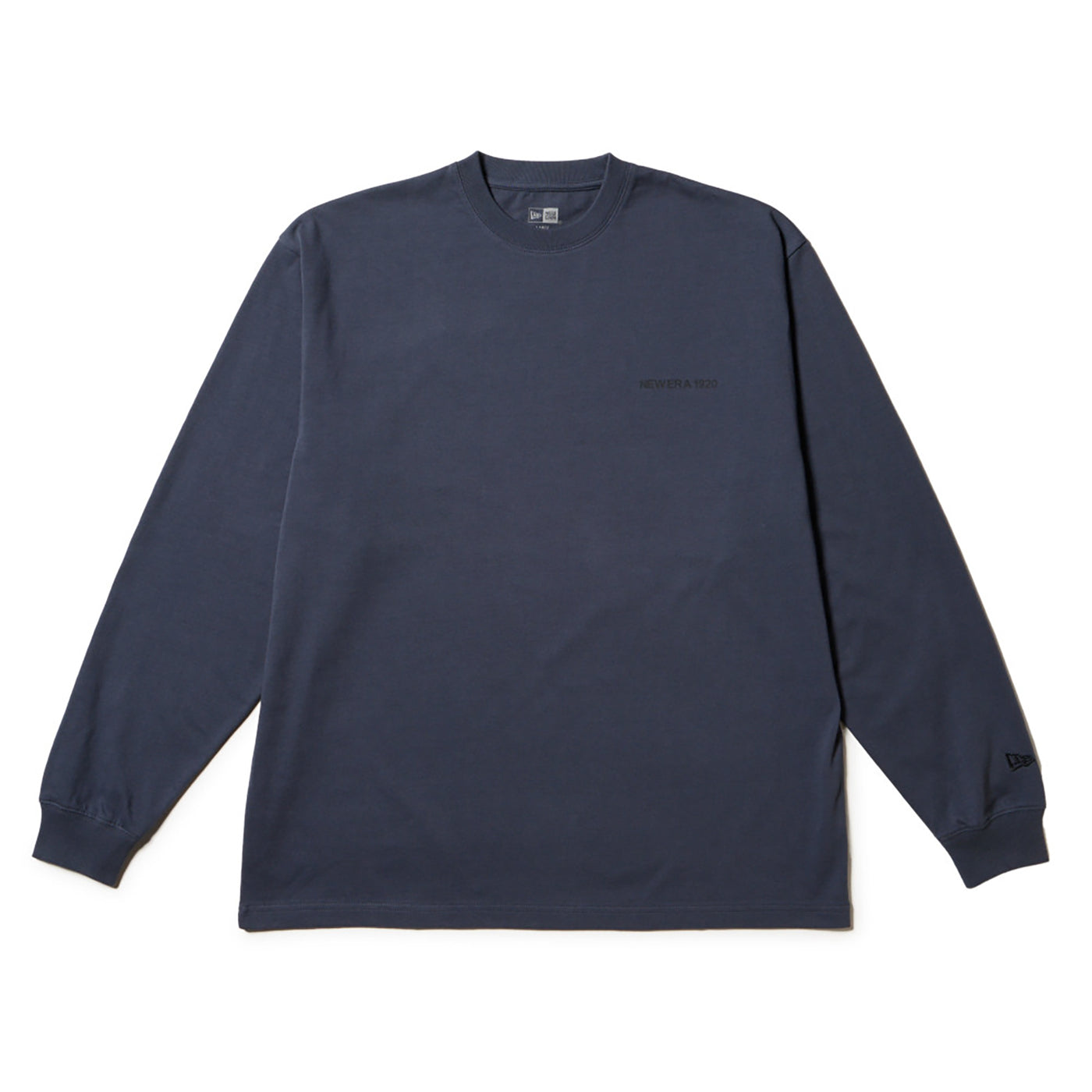 NEW ERA 1920 GRAY OVERSIZED LONG SLEEVE T-SHIRT