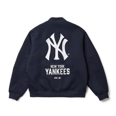 NEW YORK YANKEES TECH SWEAT NAVY VARSITY JACKET