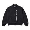 NEW ERA TECH SWEAT BLACK VARSITY JACKET