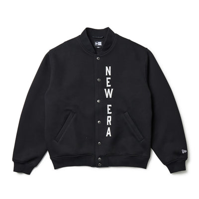 NEW ERA TECH SWEAT BLACK VARSITY JACKET