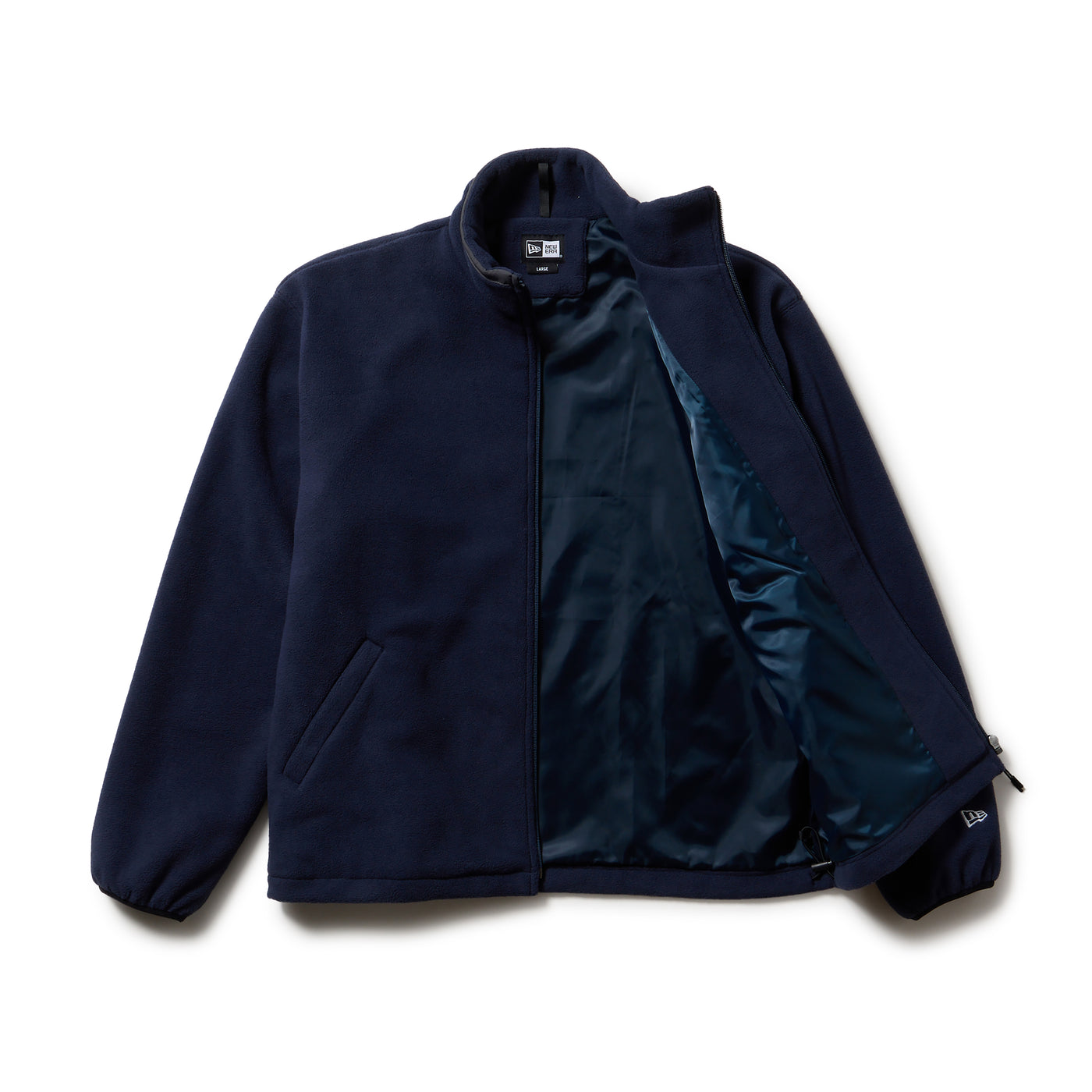 NEW ERA POCKET NAVY FLEECE JACKET