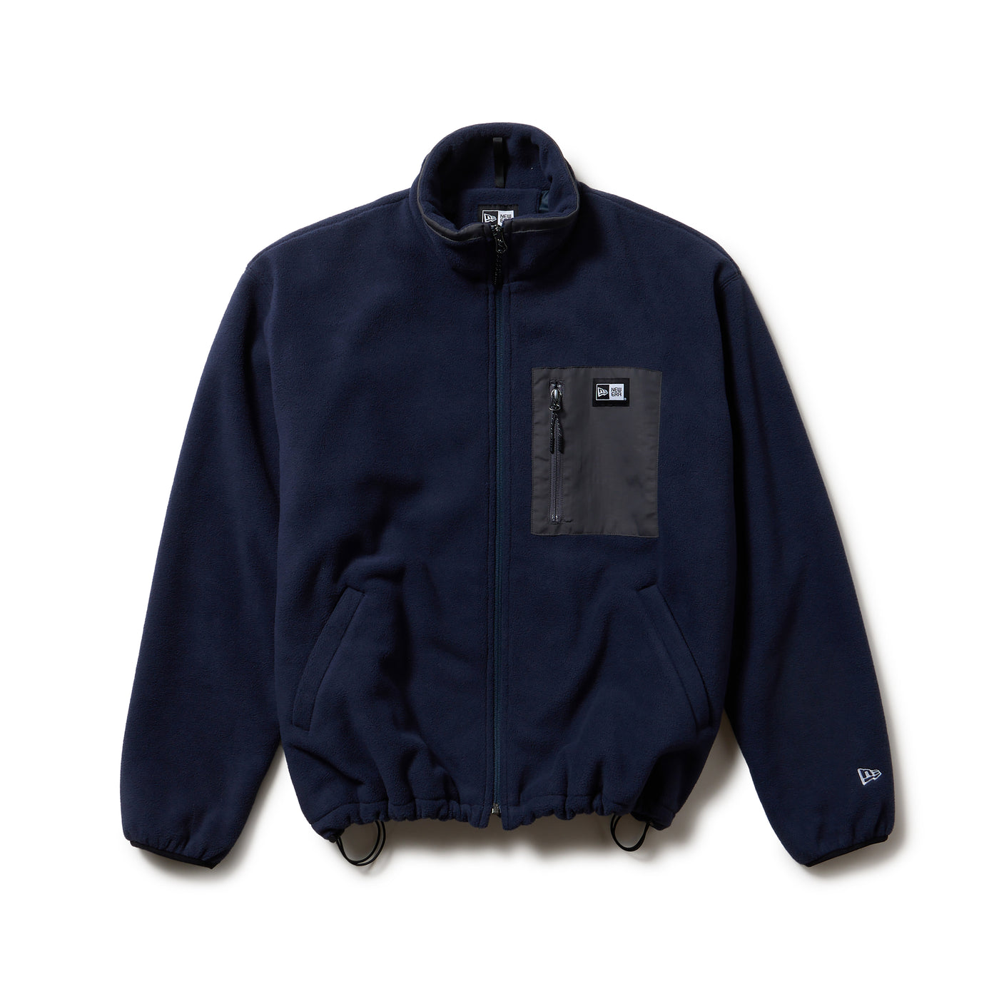 NEW ERA POCKET NAVY FLEECE JACKET