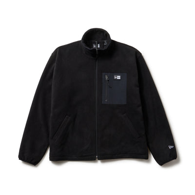 NEW ERA POCKET BLACK FLEECE JACKET