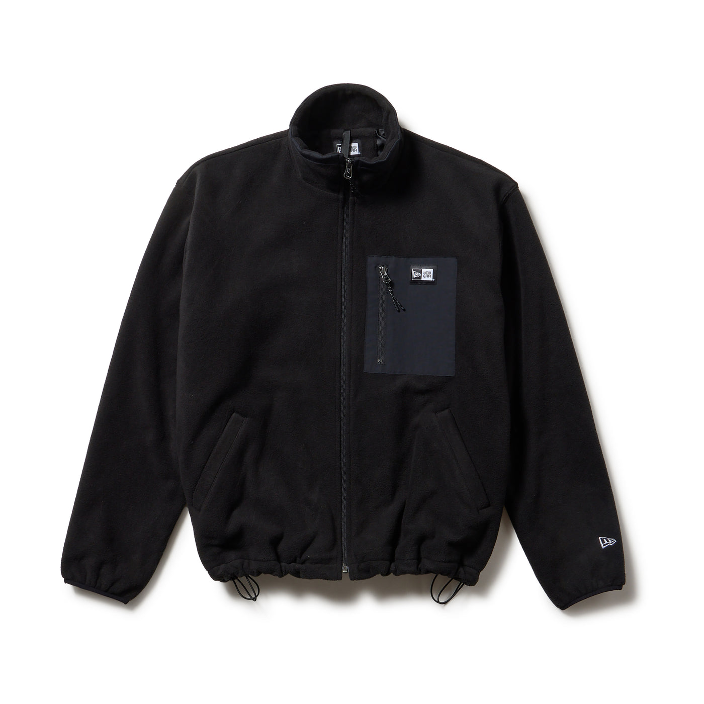 NEW ERA POCKET BLACK FLEECE JACKET
