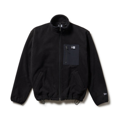 NEW ERA POCKET BLACK FLEECE JACKET