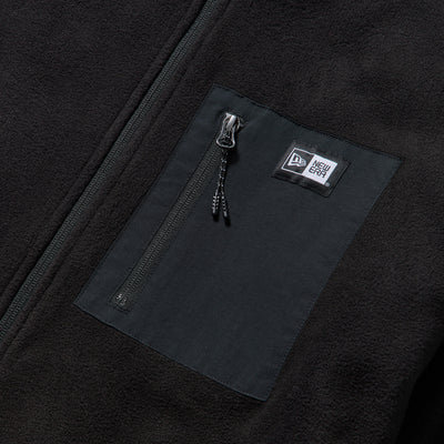 NEW ERA POCKET BLACK FLEECE JACKET