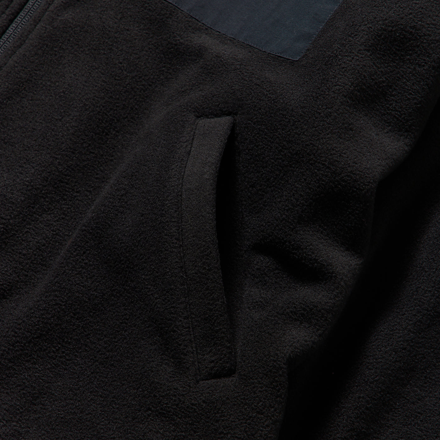 NEW ERA POCKET BLACK FLEECE JACKET