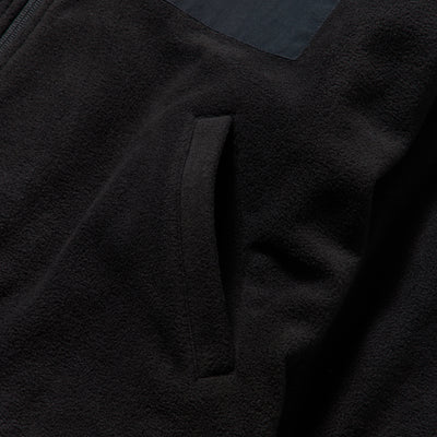 NEW ERA POCKET BLACK FLEECE JACKET