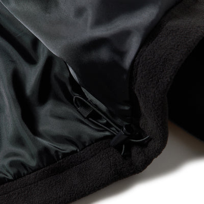 NEW ERA POCKET BLACK FLEECE JACKET