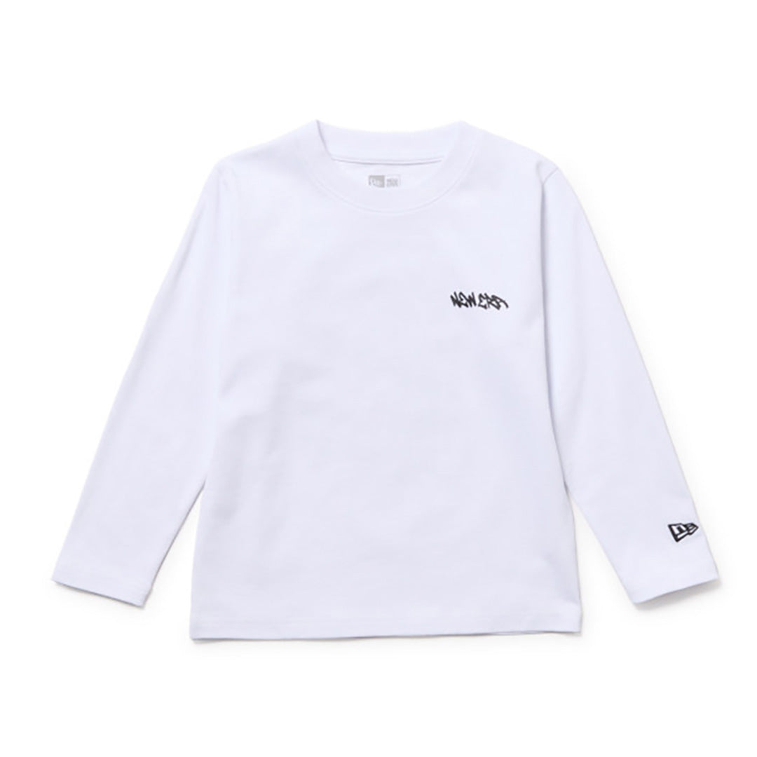 NEW ERA GRAFFITI WHITE CHILD LONG SLEEVE T-SHIRT
