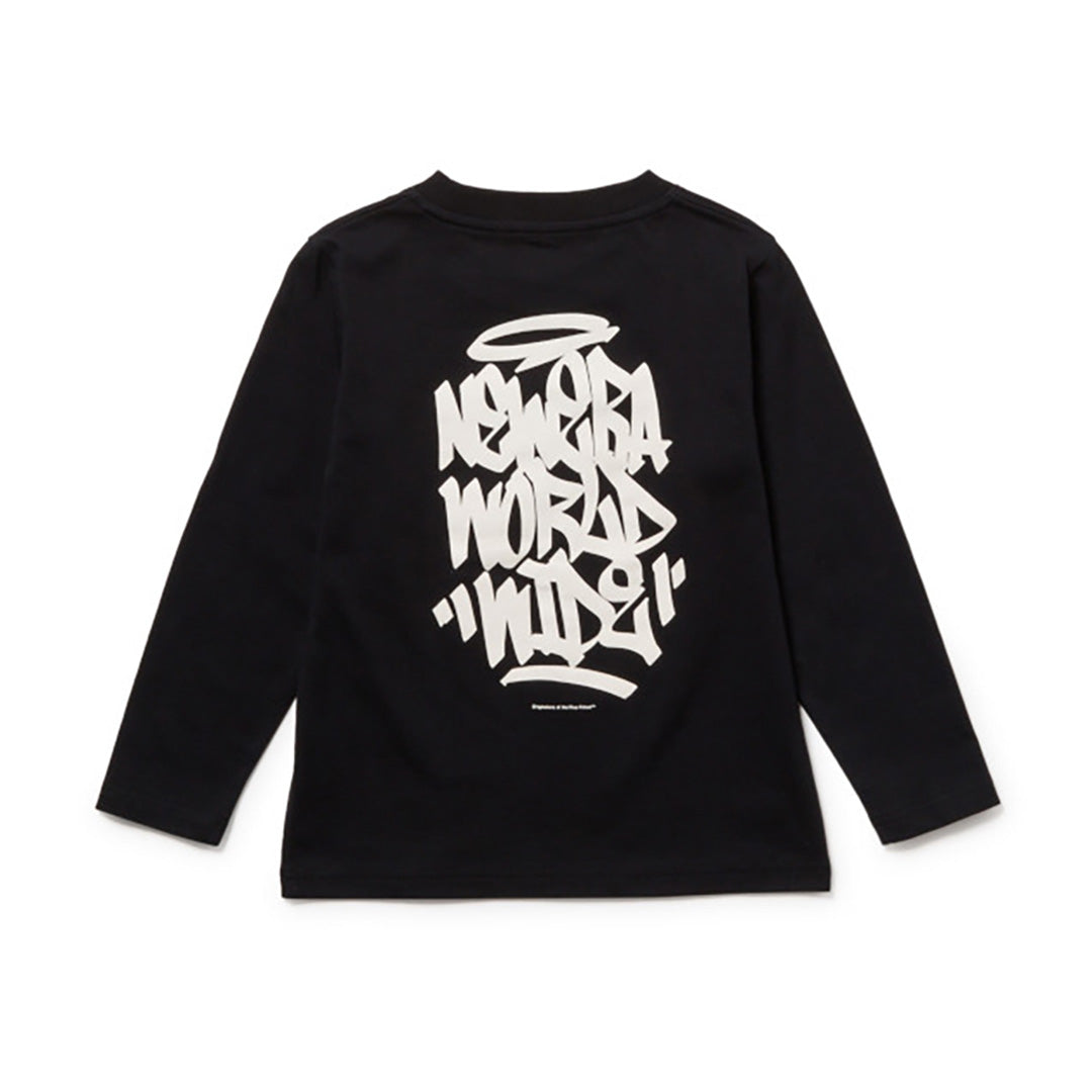 NEW ERA GRAFFITI BLACK CHILD LONG SLEEVE T-SHIRT