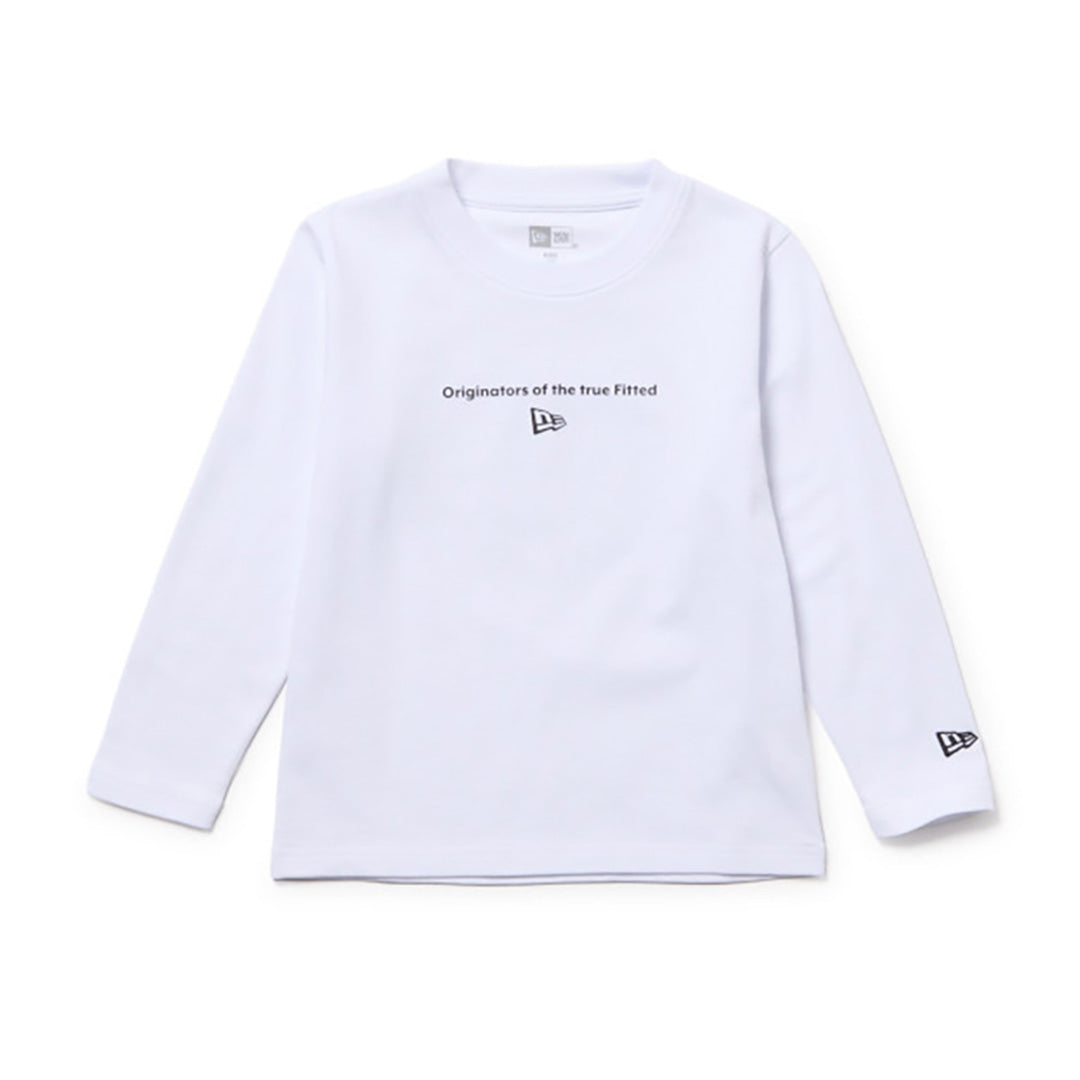 NEW ERA CIRCLE WHITE CHILD LONG SLEEVE T-SHIRT