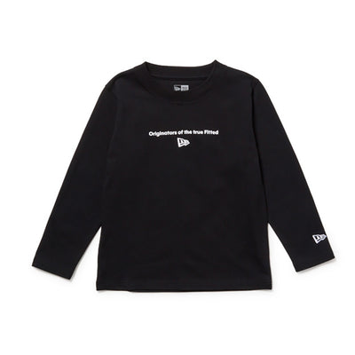 NEW ERA CIRCLE BLACK CHILD LONG SLEEVE T-SHIRT