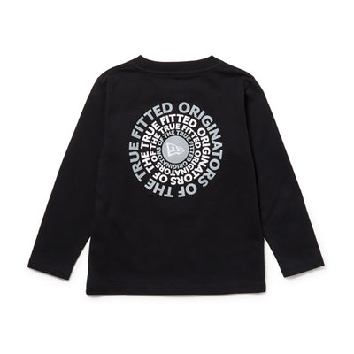 NEW ERA CIRCLE BLACK CHILD LONG SLEEVE T-SHIRT