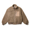 NEW ERA LOGO MOCHA BOA BLOUSON JACKET