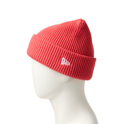NEW ERA SQUARE RIB KNIT CORAL BEANIE