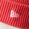 NEW ERA SQUARE RIB KNIT CORAL BEANIE
