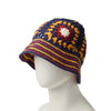 NEW ERA CROCHET GRANNY SQUARE NAVY KNIT BUCKET