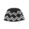 NEW ERA CROCHET CHEVRON BLACK KNIT BUCKET