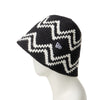 NEW ERA CROCHET CHEVRON BLACK KNIT BUCKET