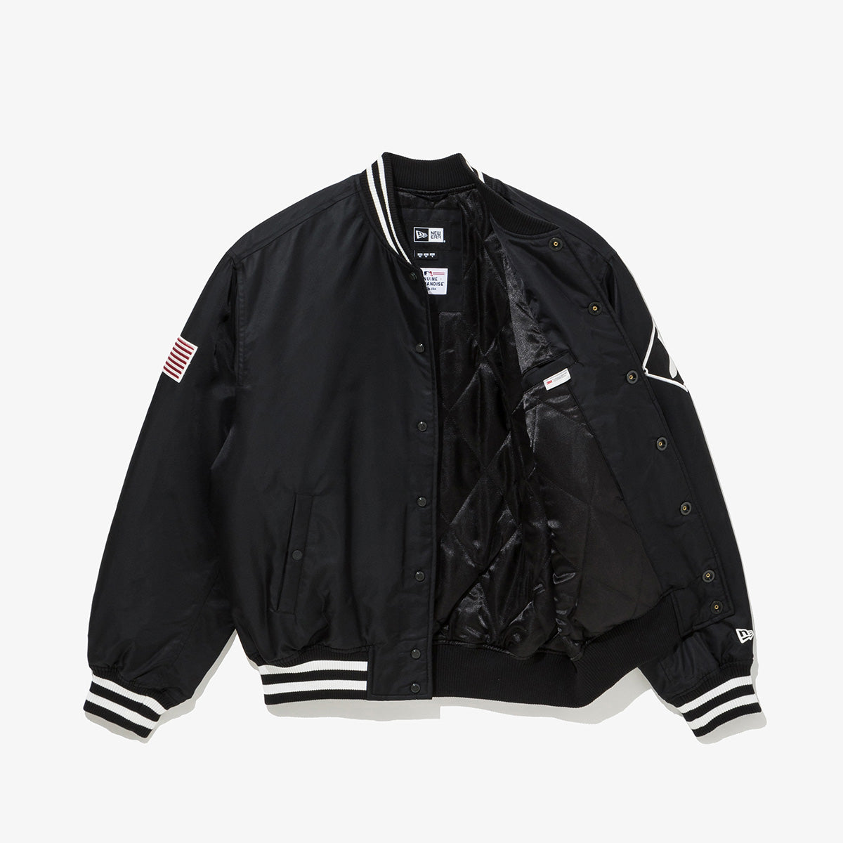 CHICAGO WHITE SOX BLACK AUTHENTIC STADIUM JACKET