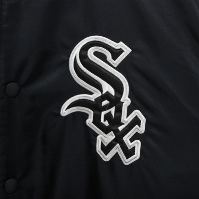 CHICAGO WHITE SOX BLACK AUTHENTIC STADIUM JACKET