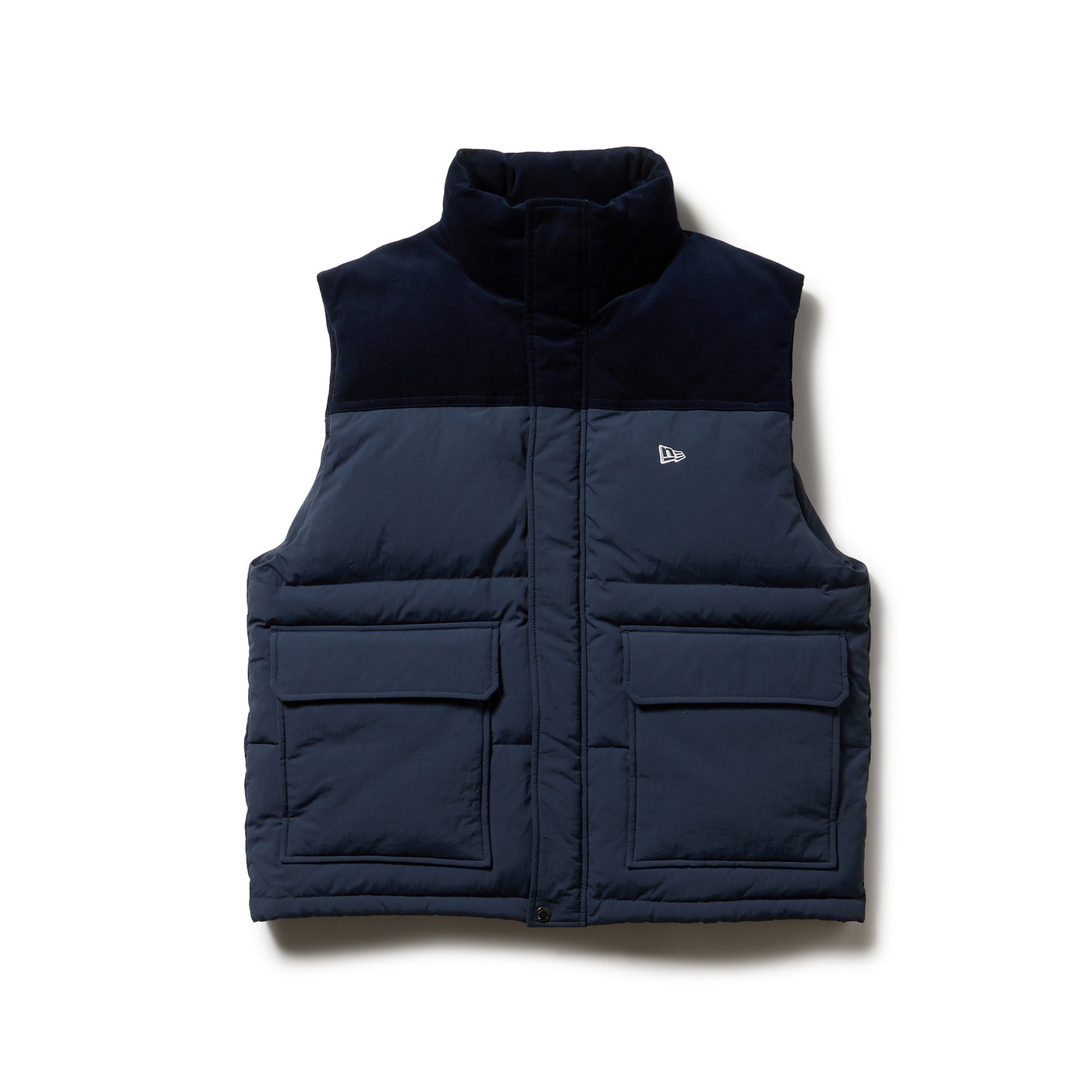 NEW ERA NAVY DRAWSTRING DOWN VEST