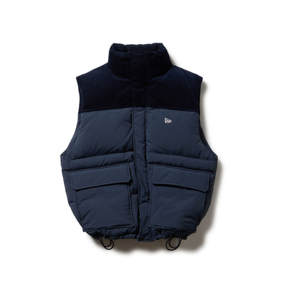 NEW ERA NAVY DRAWSTRING DOWN VEST