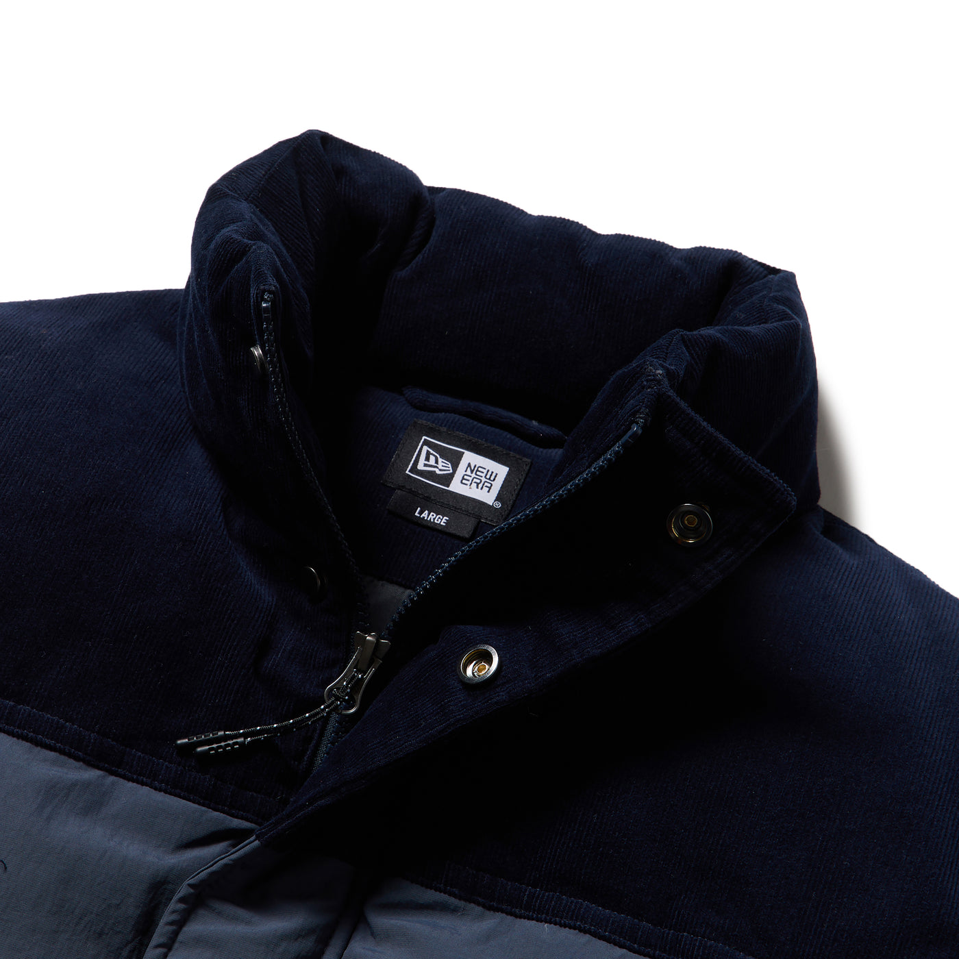 NEW ERA NAVY DRAWSTRING DOWN VEST