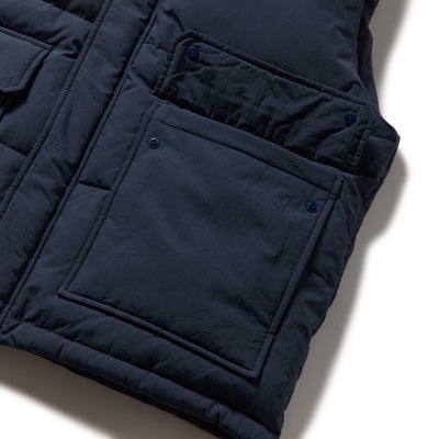 NEW ERA NAVY DRAWSTRING DOWN VEST