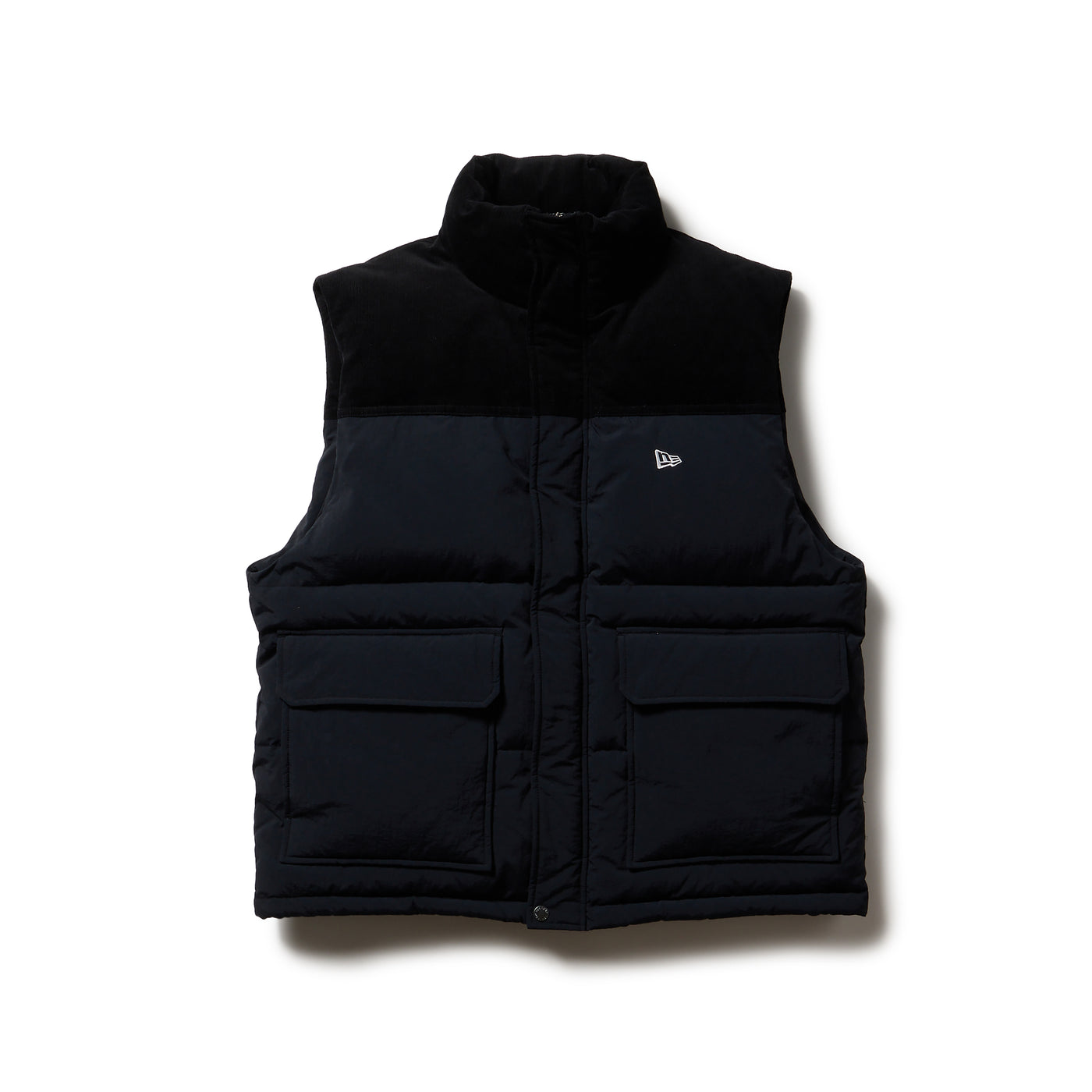 NEW ERA BLACK DRAWSTRING DOWN VEST