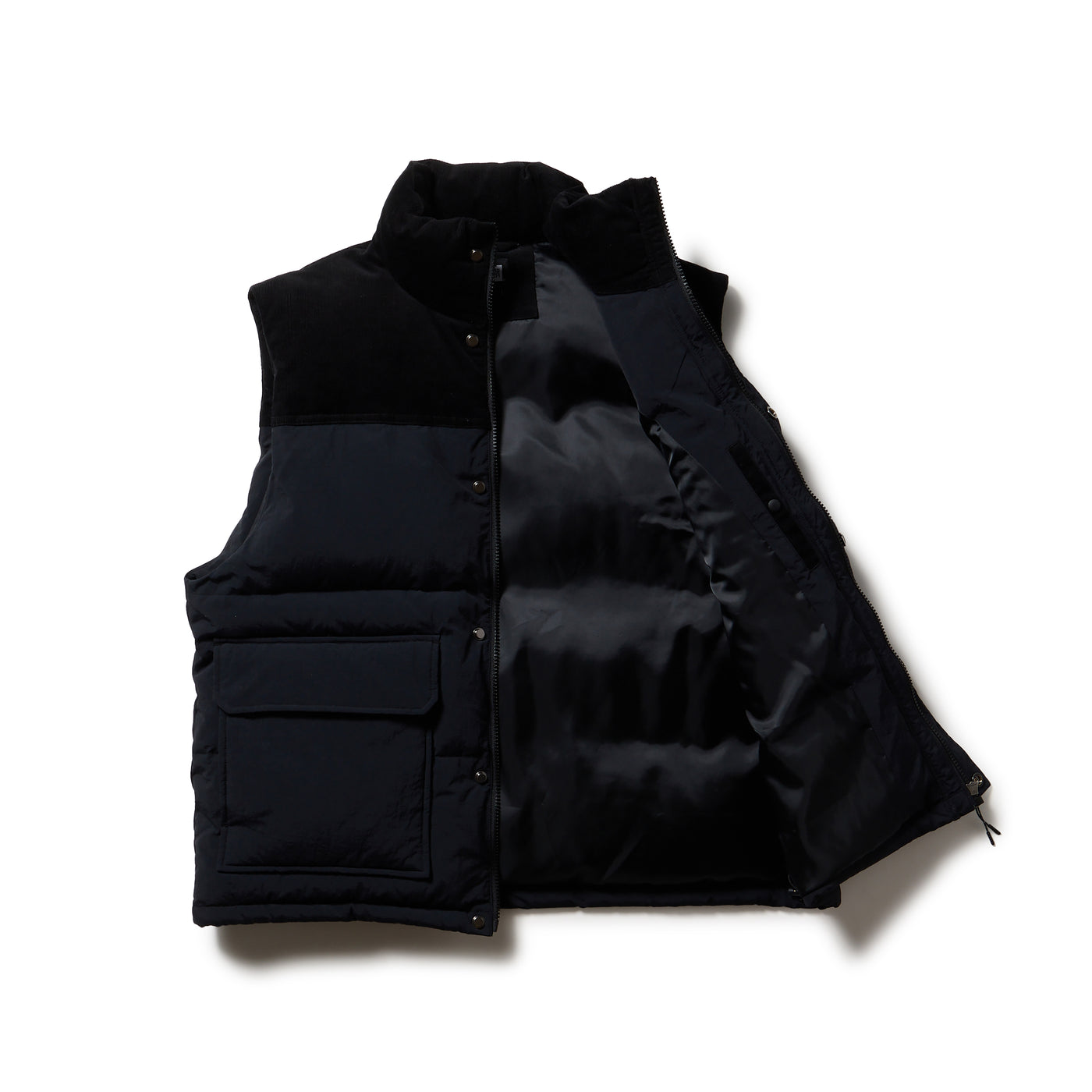 NEW ERA BLACK DRAWSTRING DOWN VEST