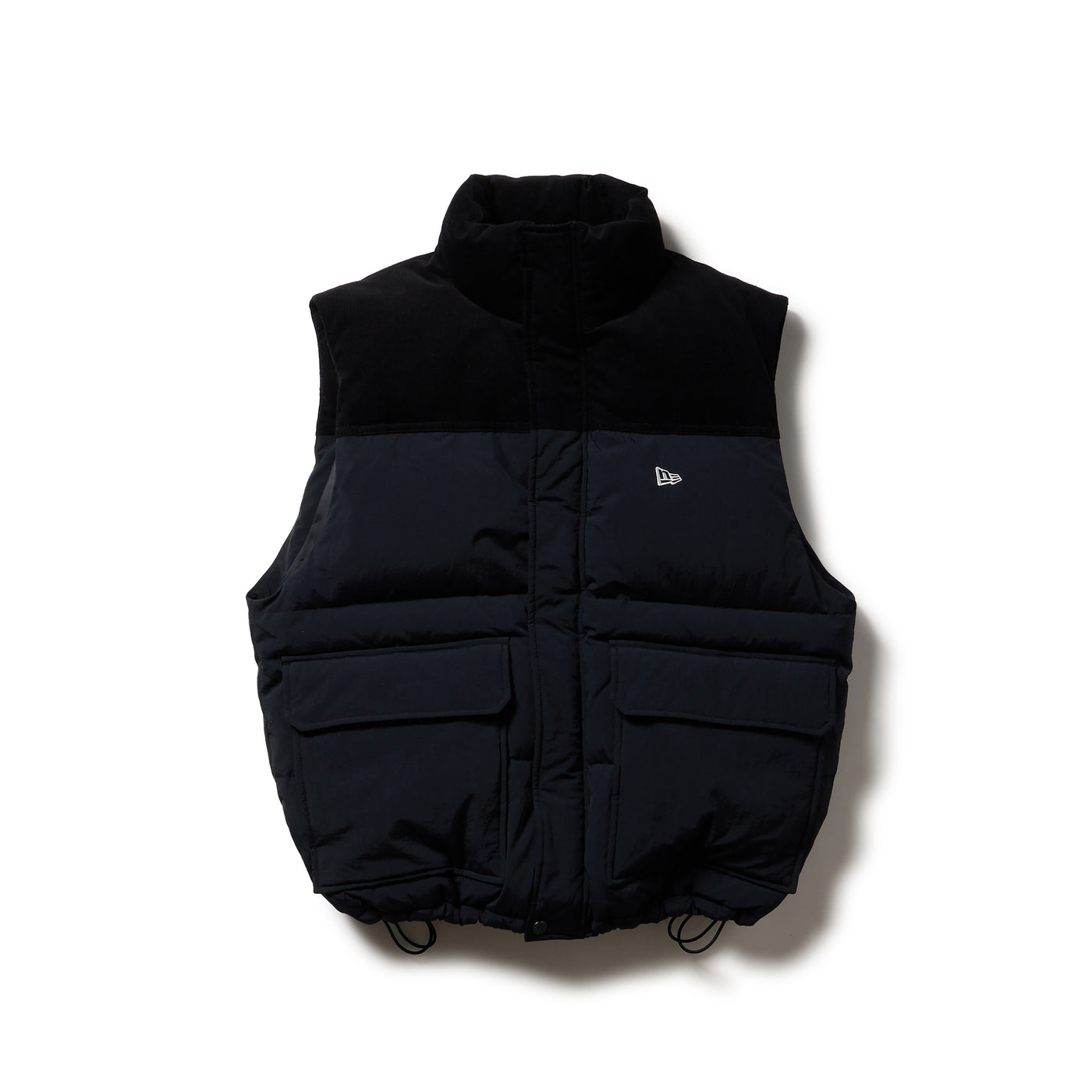 NEW ERA BLACK DRAWSTRING DOWN VEST