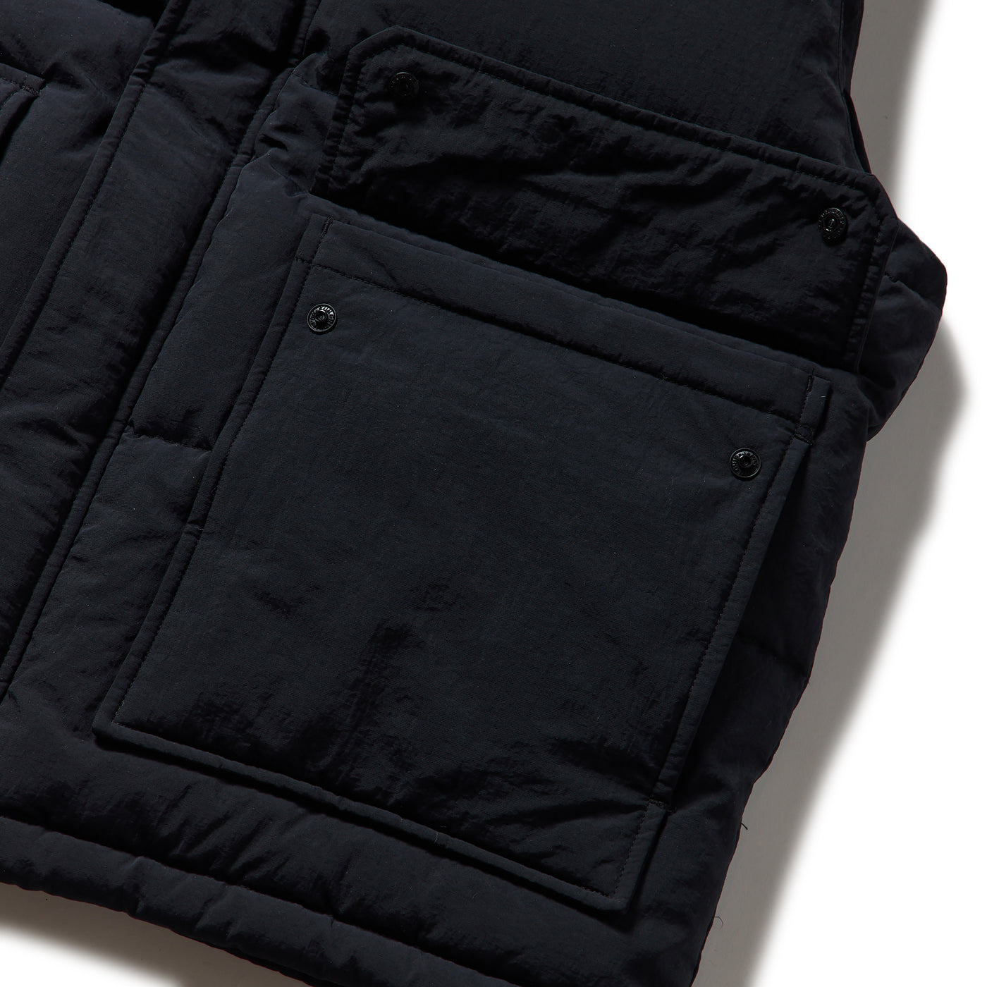 NEW ERA BLACK DRAWSTRING DOWN VEST