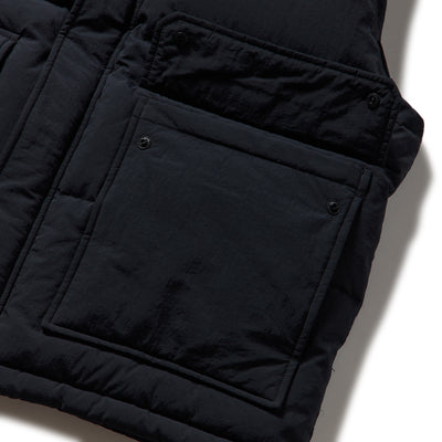 NEW ERA BLACK DRAWSTRING DOWN VEST