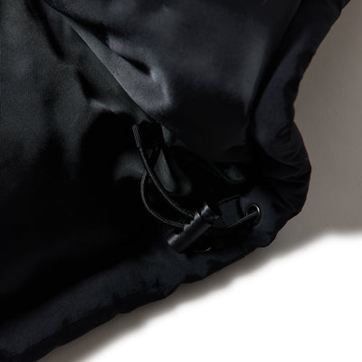NEW ERA BLACK DRAWSTRING DOWN VEST