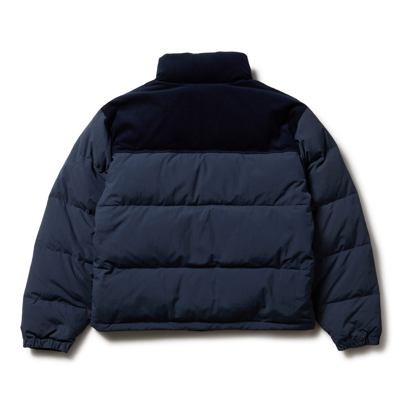 NEW ERA CORDUROY COLORBLOCK NAVY DOWN JACKET