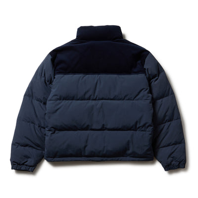 NEW ERA CORDUROY COLORBLOCK NAVY DOWN JACKET
