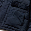 NEW ERA CORDUROY COLORBLOCK NAVY DOWN JACKET