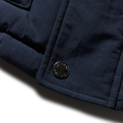 NEW ERA CORDUROY COLORBLOCK NAVY DOWN JACKET