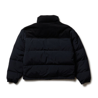 NEW ERA CORDUROY COLORBLOCK BLACK DOWN JACKET