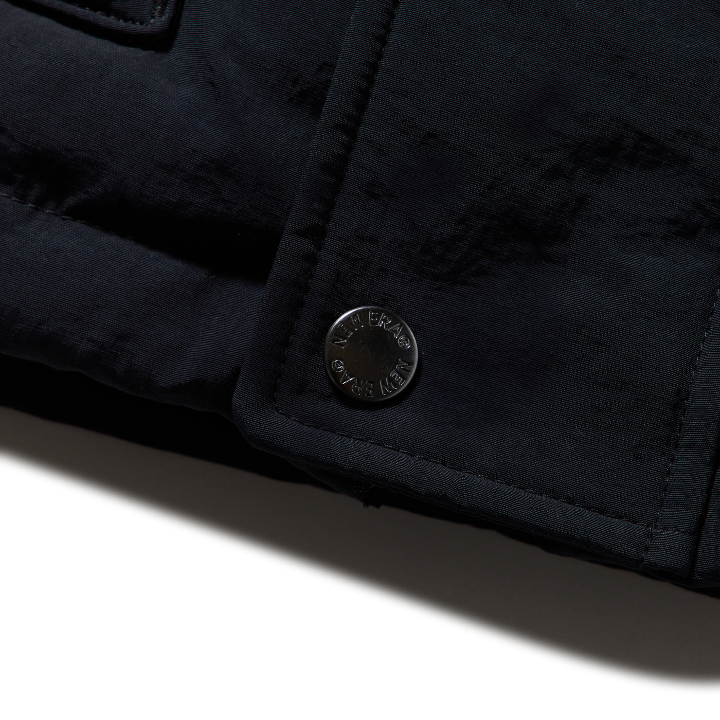 NEW ERA CORDUROY COLORBLOCK BLACK DOWN JACKET