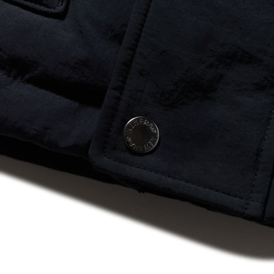 NEW ERA CORDUROY COLORBLOCK BLACK DOWN JACKET