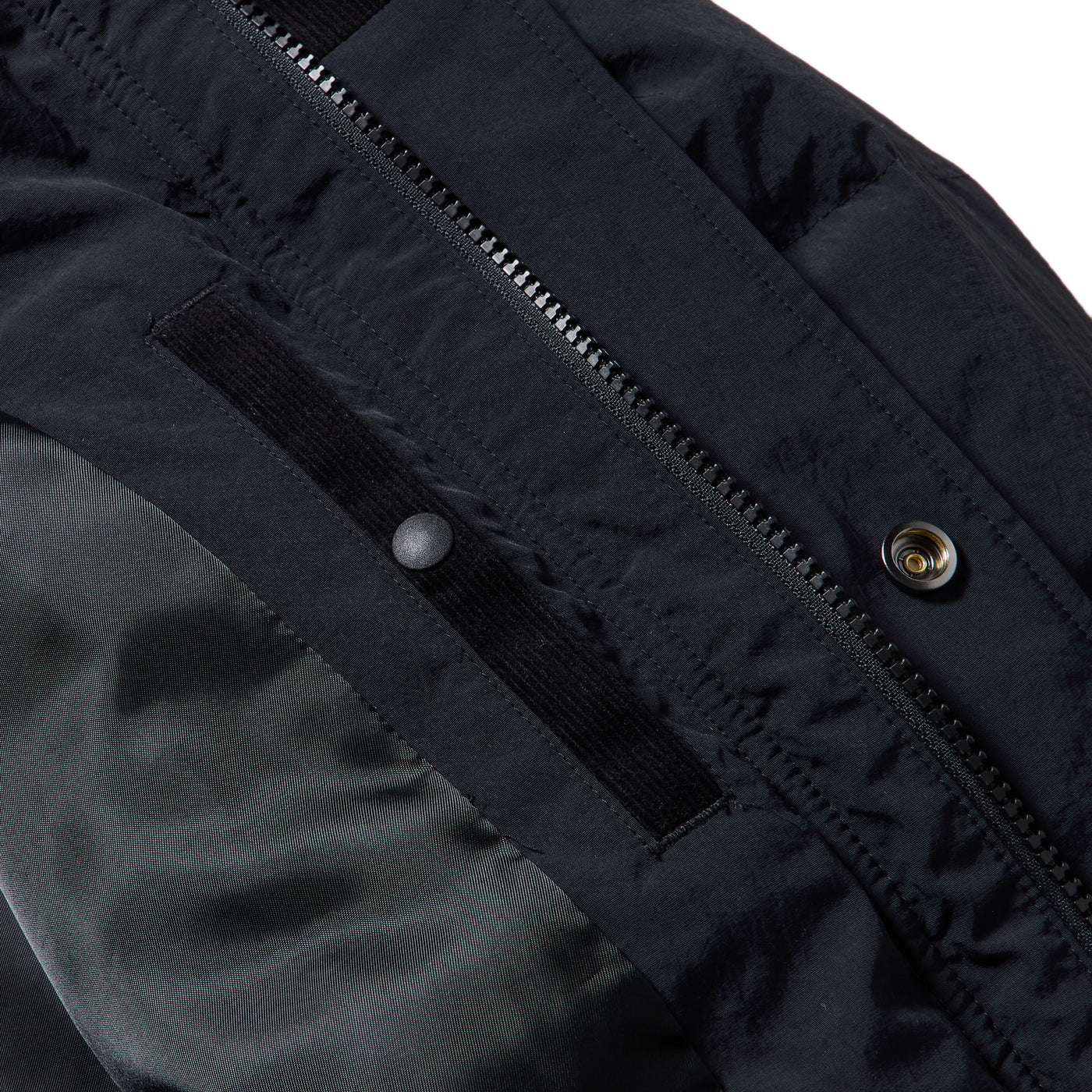 NEW ERA CORDUROY COLORBLOCK BLACK DOWN JACKET