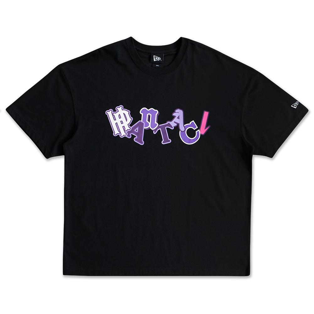NEW ERA X PHANTACI HONG KONG EDITION BLACK OVERSIZED SHORT SLEEVE T-SHIRT