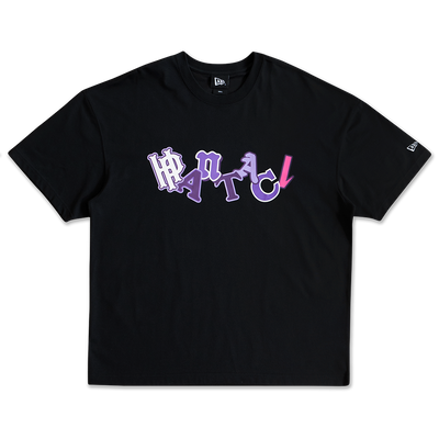 NEW ERA X PHANTACI HONG KONG EDITION BLACK OVERSIZED SHORT SLEEVE T-SHIRT