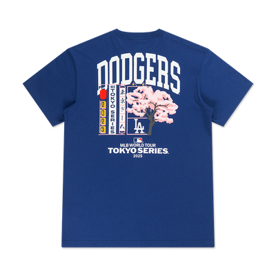 LOS ANGELES DODGERS TOKYO SERIES SAKURA DARK ROYAL SHORT SLEEVE T-SHIRT