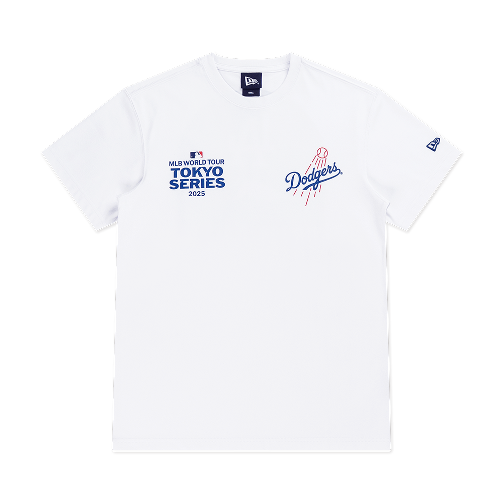 LOS ANGELES DODGERS TOKYO SERIES OPENING WHITE SHORT SLEEVE T-SHIRT